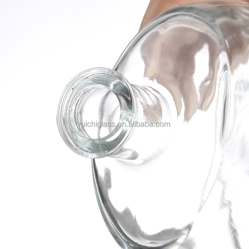 Unique Design Liquor Glass Bottles for Alcoholic Beverages Whisky Brandy Rum Gin Wine