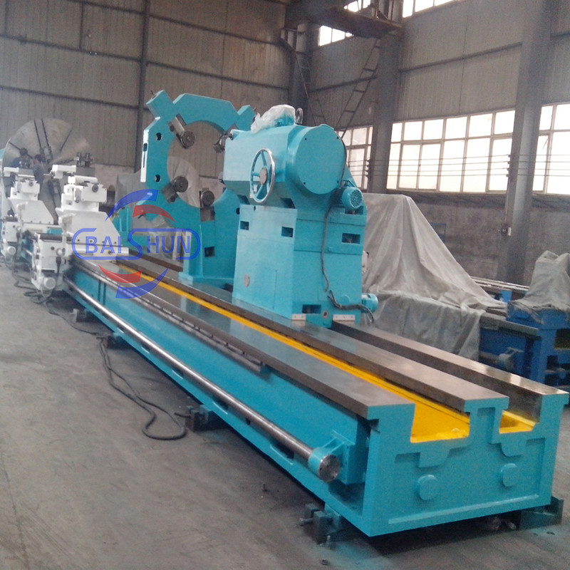C61250 32T Load Conventional Horizontal Lathe Machine For Heavy Duty Machining Roll Shaft