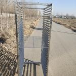 High Temperature Resistant Cooling Rack Trolley For Bakery Pan With Wheels