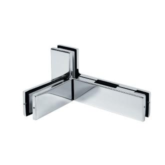 Glass Patch Fitting A-040RB, Material aluminium, steel, stainless steel,