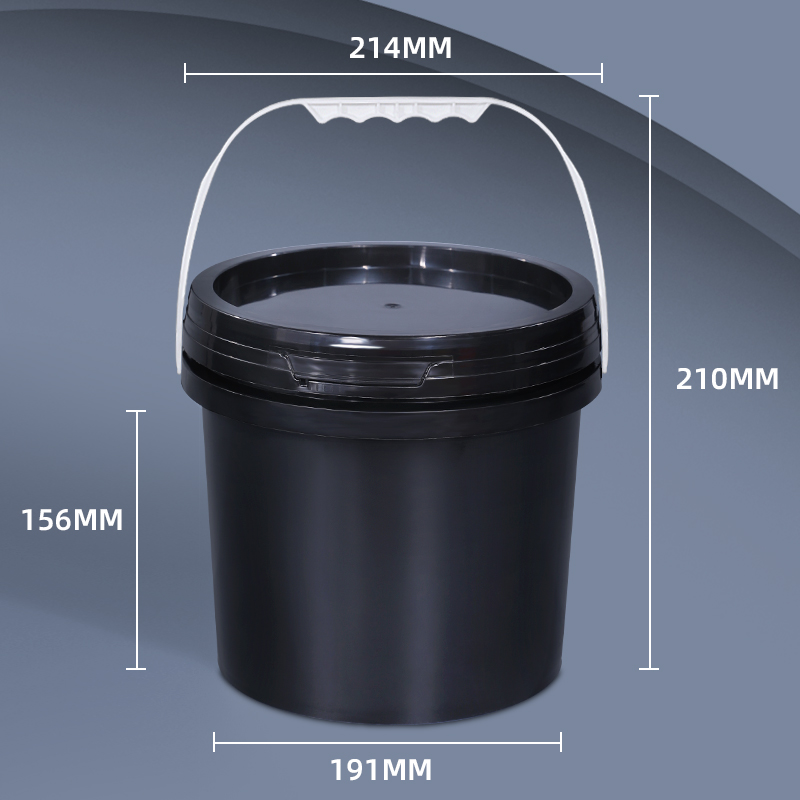 5L Plastic Buckets With Lids Food Grade For Liquid Storage Packaging Custom Color