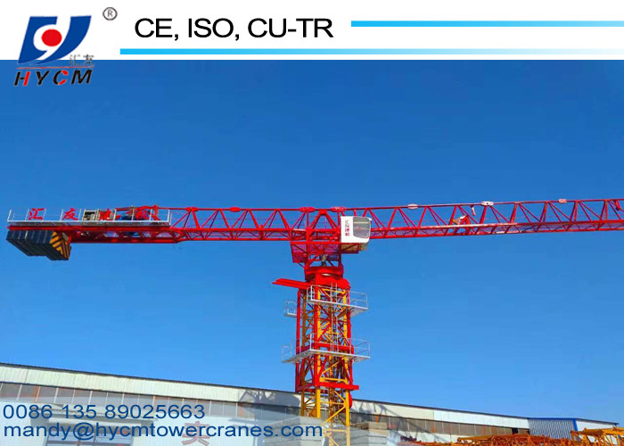 60m Boom 10ton 2*2*3m Split Mast Section QTP6016 Topless Tower Crane Manufacturer