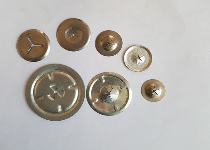 Square Stainless Steel Self Locking Washer , Round Type Insulation Speed Clips