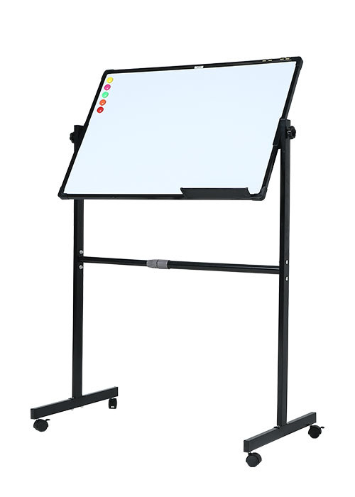 Portable Double Sided Dry Erase Board Galvanized Paint Spraying OEM Service