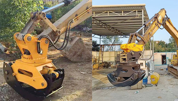 OEM Hydraulic Rotating Grapple For 1-55 Tons Excavator