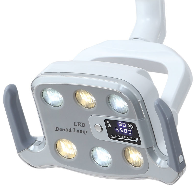 3500-5500K LED Dental Chair Light Removable Shadowless 8 Bulbs