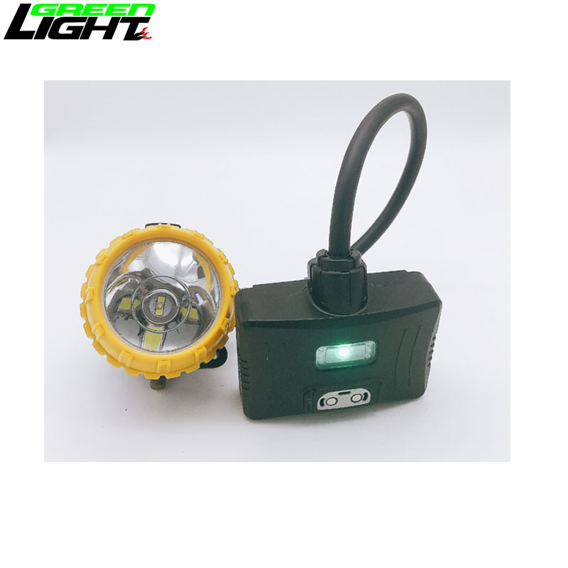 Semi - Cord Mining Headlamps 15000 Lux Light-Weight Miner Cap Lamps