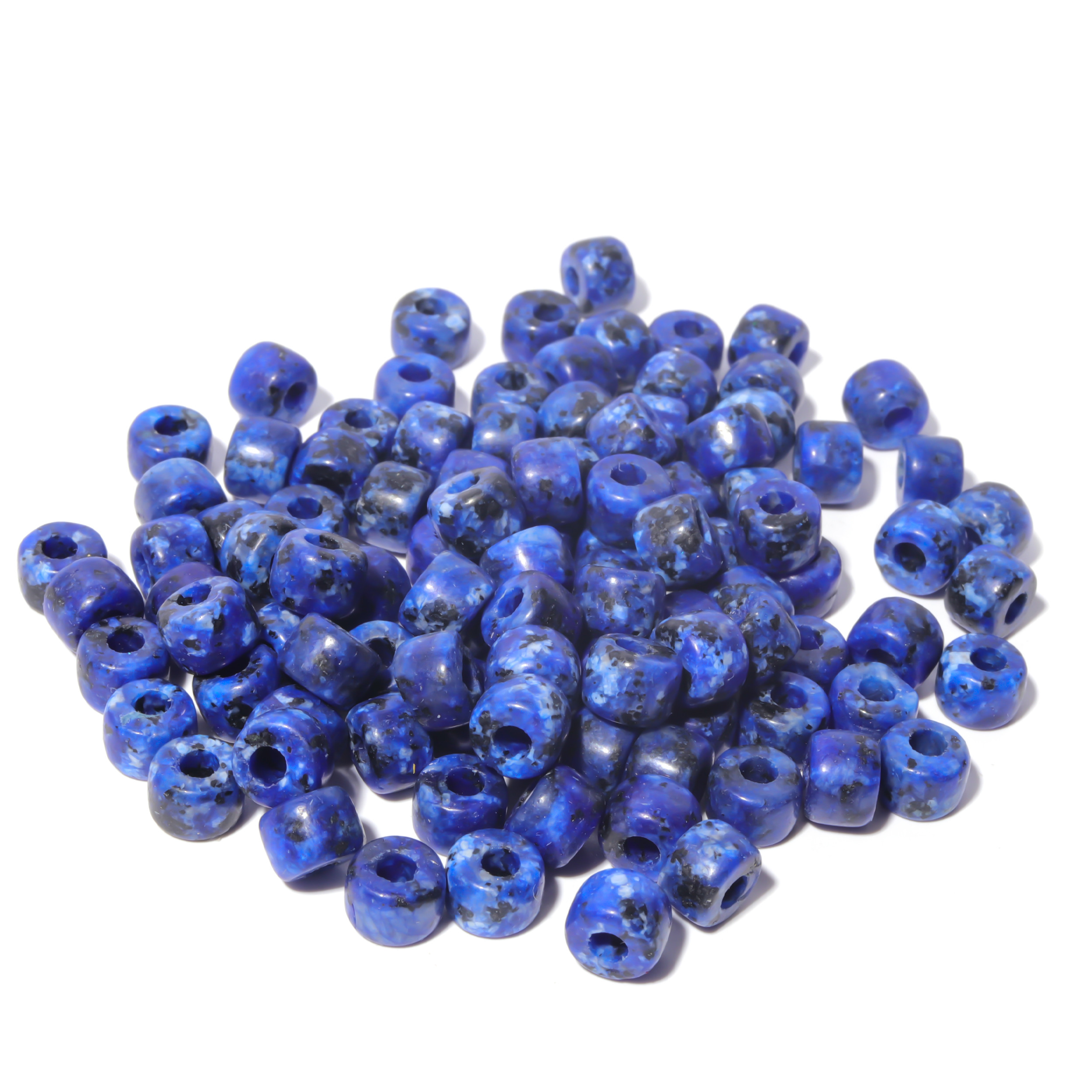 100 Colors Gemstone Forte Beads 6*8mm*2.0 Holes DIY Patterns With Rope