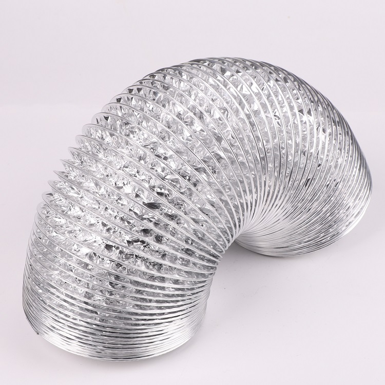 Customized Logo Axial Flow Fan Aluminum Greenhouse HVAC Flexible Ducting for Residential