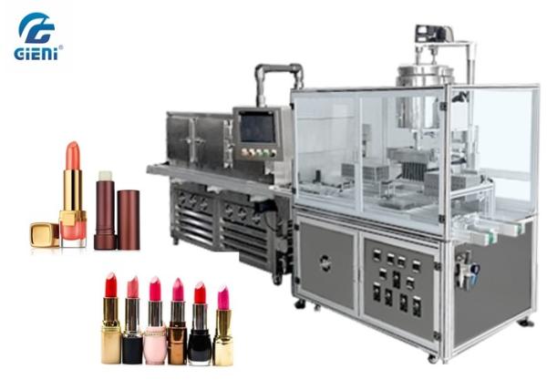 10 Nozzles Semi Automatic Lipbalm Filling Machine For Pearl Powder Materials,