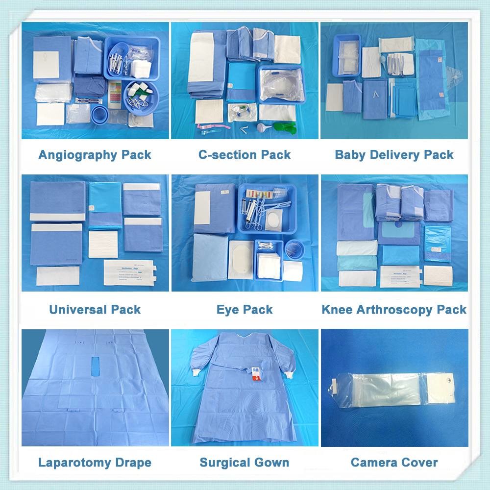 Customizable PE Disposable Medical Knee Arthroscopy Pouch For Surgeries