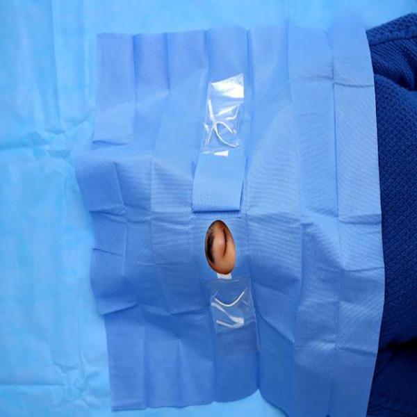 Medical Disposable Surgical Drapes Sterile Surgical Ophthalmic Drape CE