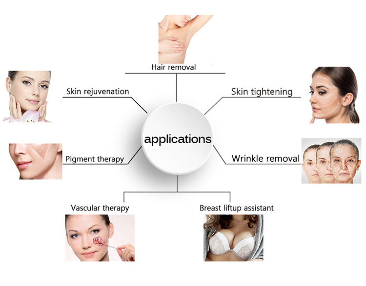 Big Power Pain Free Hair Removal Machine , Beauty IPL Machine OEM ODM