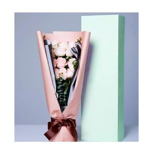 China Custom Colour Flower Large Packaging Box For Gift Pretty Simple Design Huge Paper Box on sale