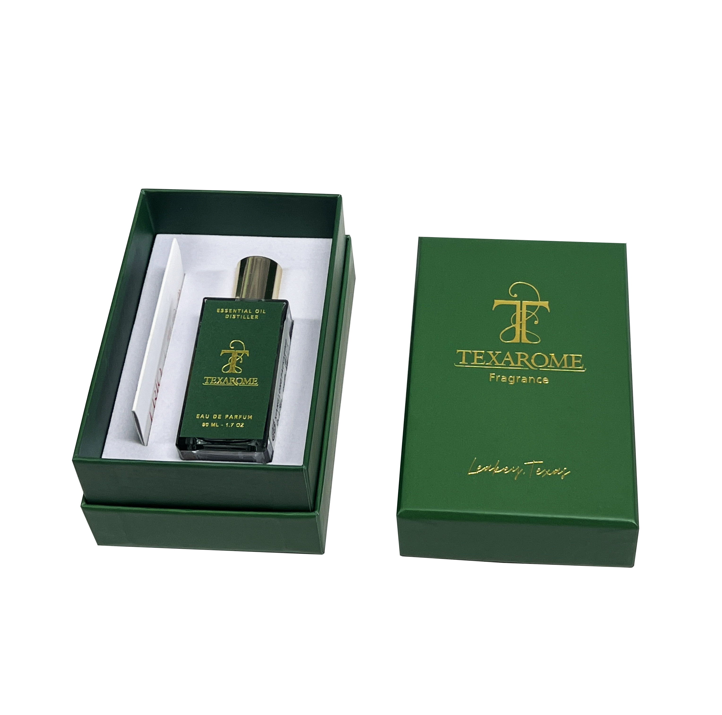 Hot Stamping Perfume Cosmetic Packaging Paper Box With Custom Logo Lid Base Shape