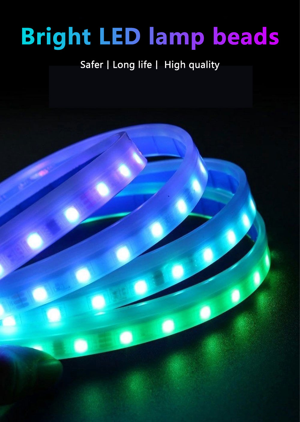 180cm Led Hood Light Strip Vehicle LED Work Lights Car Hood Led Strip