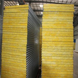 China worker construction site mobile home ceiling glass wool sandwich panel 960 x50mm on sale