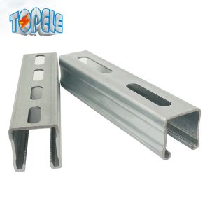 China 41*21mm Stainless Unistrut Slotted Channel Support System on sale