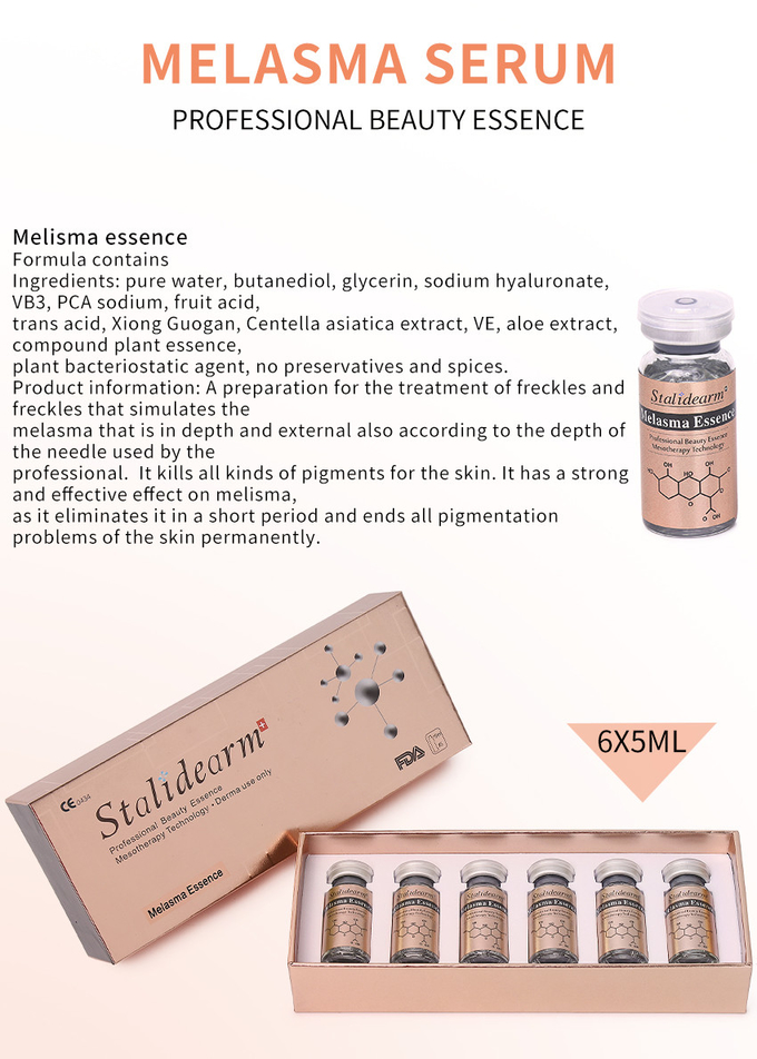 Facial Serum Repair Skin Melanin Melasma Removal Skin Care Anti-Aging Freckle Whitening Essence Stalidearm