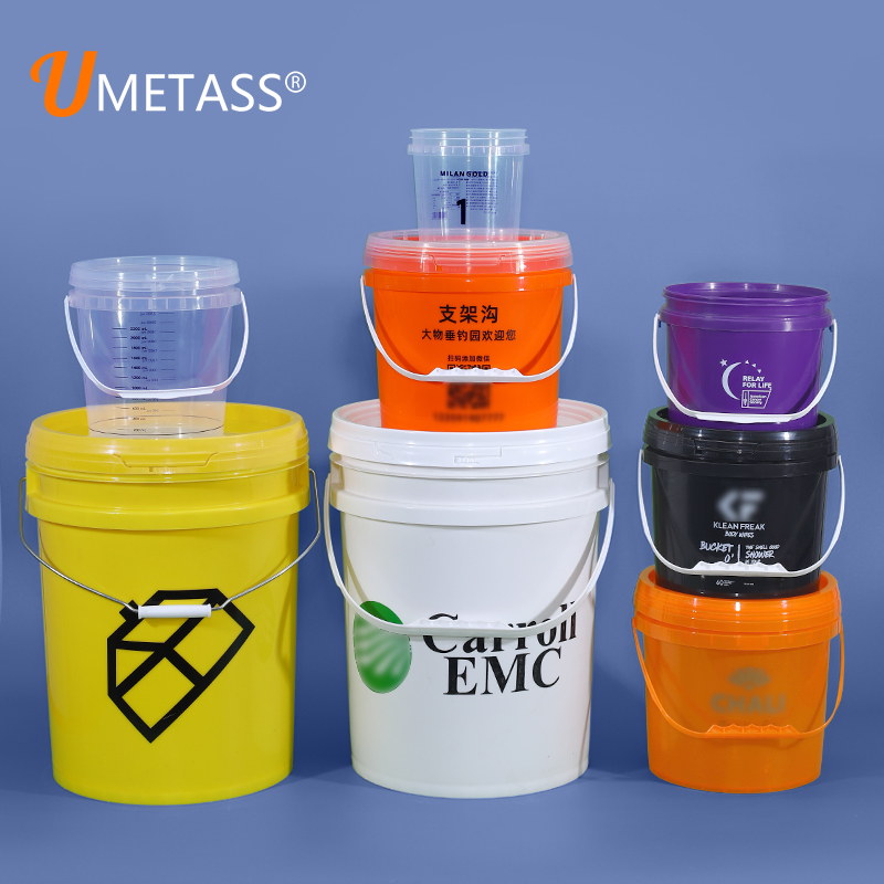 Gallon Bucket 100% Material Chemical Storage Container Well Sealing Customizable Color