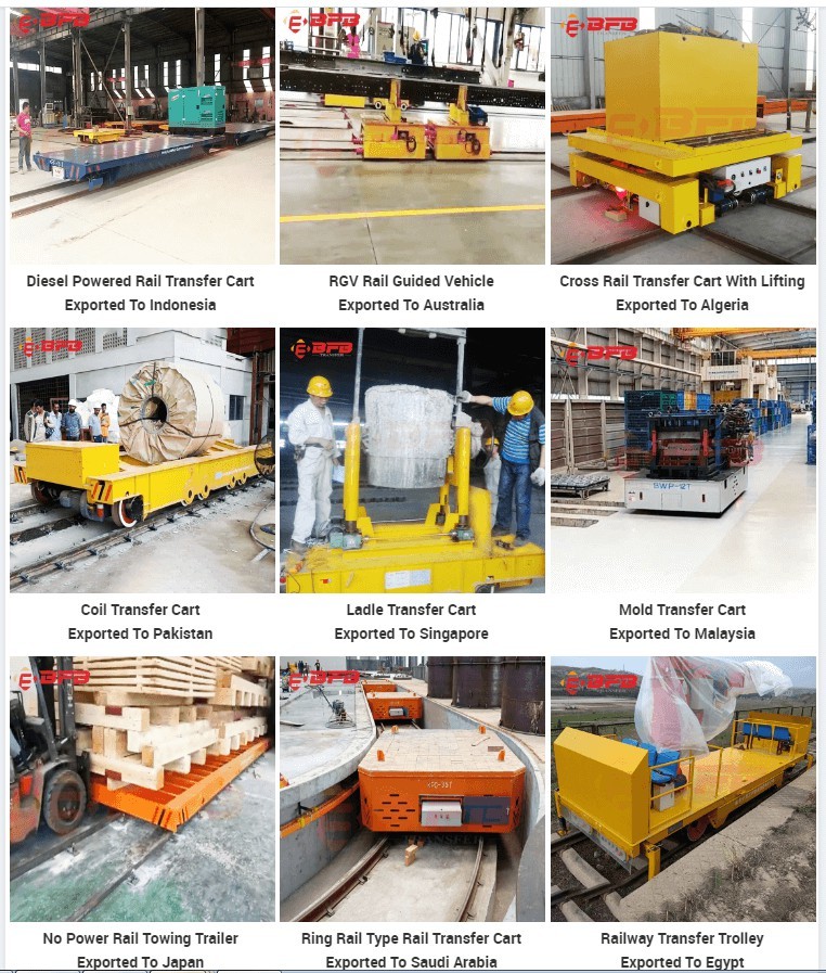 V Frame Coil Handling Electric Railway Transfer Trailer 20mt