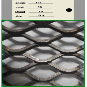  Aluminium Expanded Wire Mesh , Decorative Expanded Metal Mesh 0.3mm-8mm Thickness Manufactures