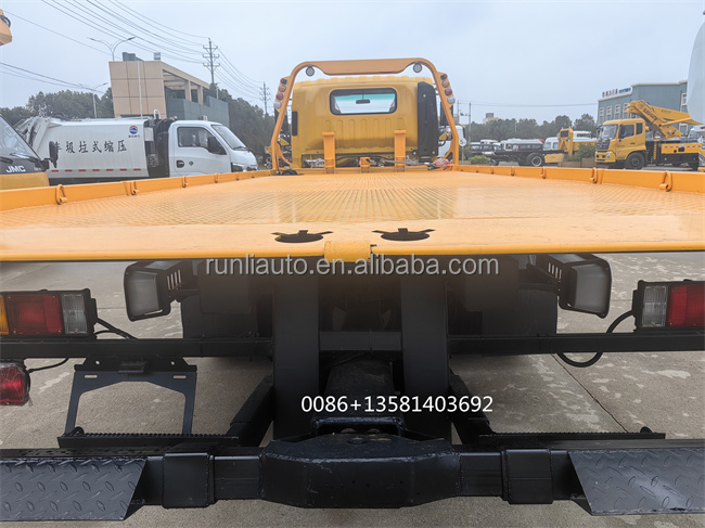 Japanese Platform Wrecker Truck 4x2 5T Sliding Platform Wrecker Tow Truck
