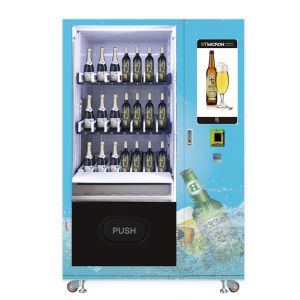 Bank Card Payment System Self Service Vending Machines With Cooling System
