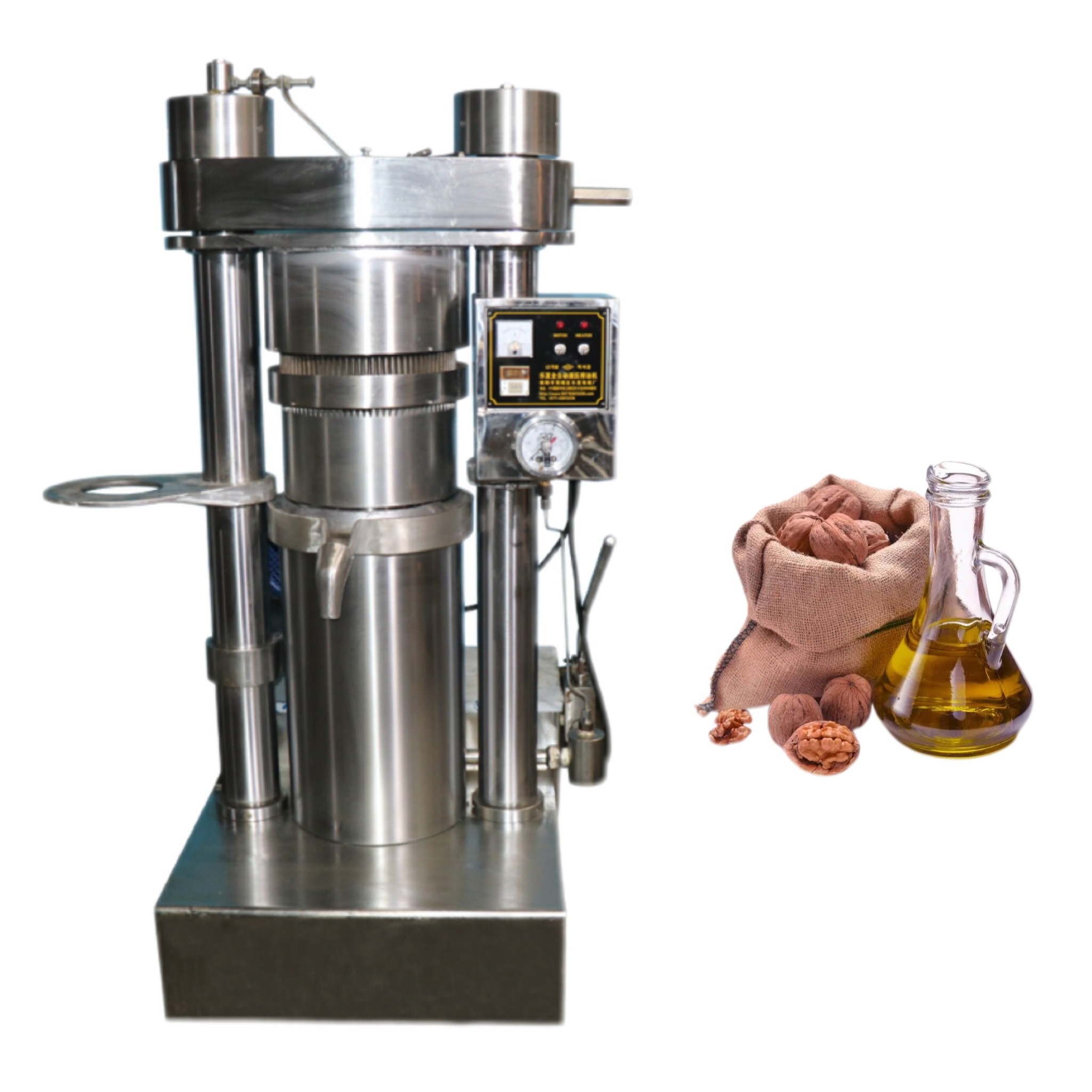High Efficiency Oil Extracting Machine 304 Stainless Steel Customized Easy Operation