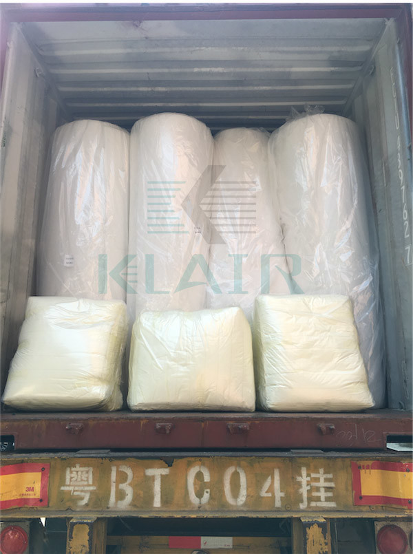 G2 To G4 Spray Booth Air Filters Media Roll 100% Polyester Synthetic Fiber