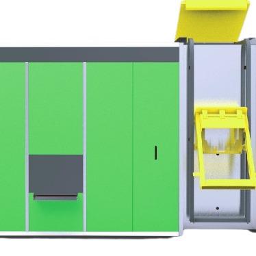 7500kg Hotel Waste Into Fertilizer Machine Organic Waste Recycling For Food