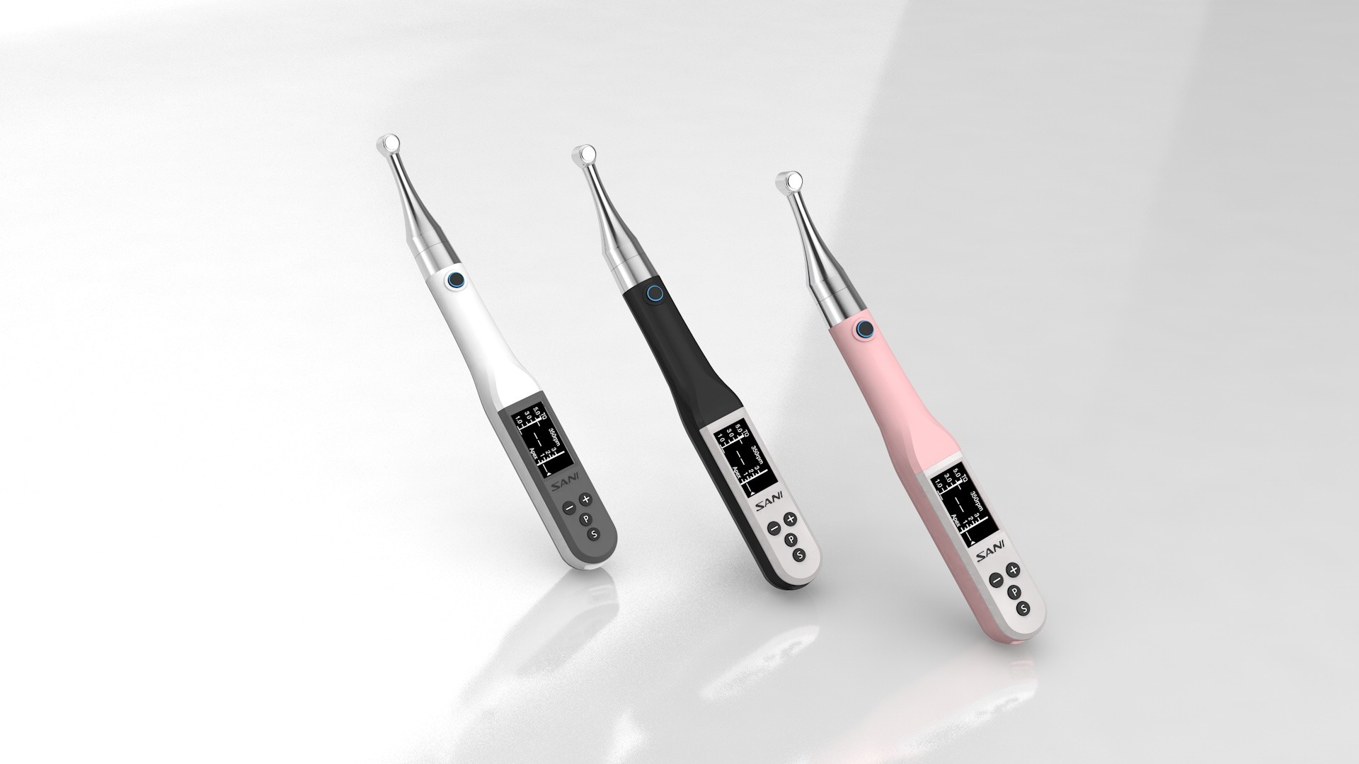 Root Canal Treatment Dental Endo Motor Black Cordless Endodontic Handpiece