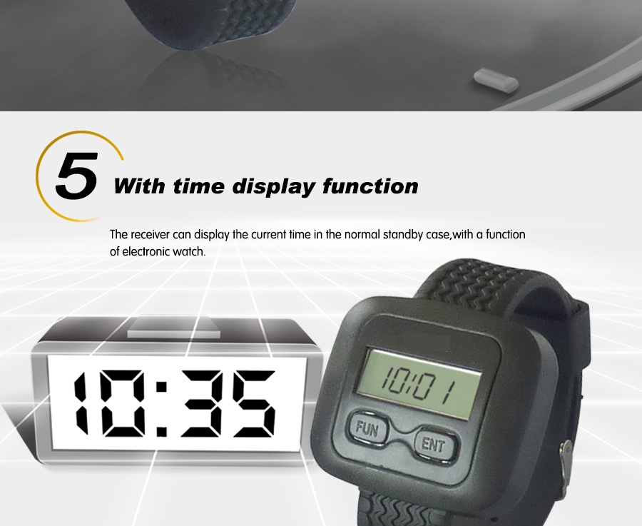 Liquid crystal display waterproof wrist watch with long standby time