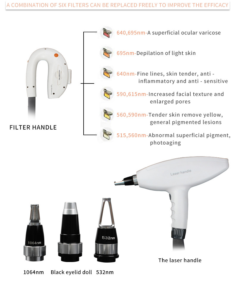 Skin rejuvenation Laser Multifunction Beauty Machine M22 OPT IPL Hair Removal Machine