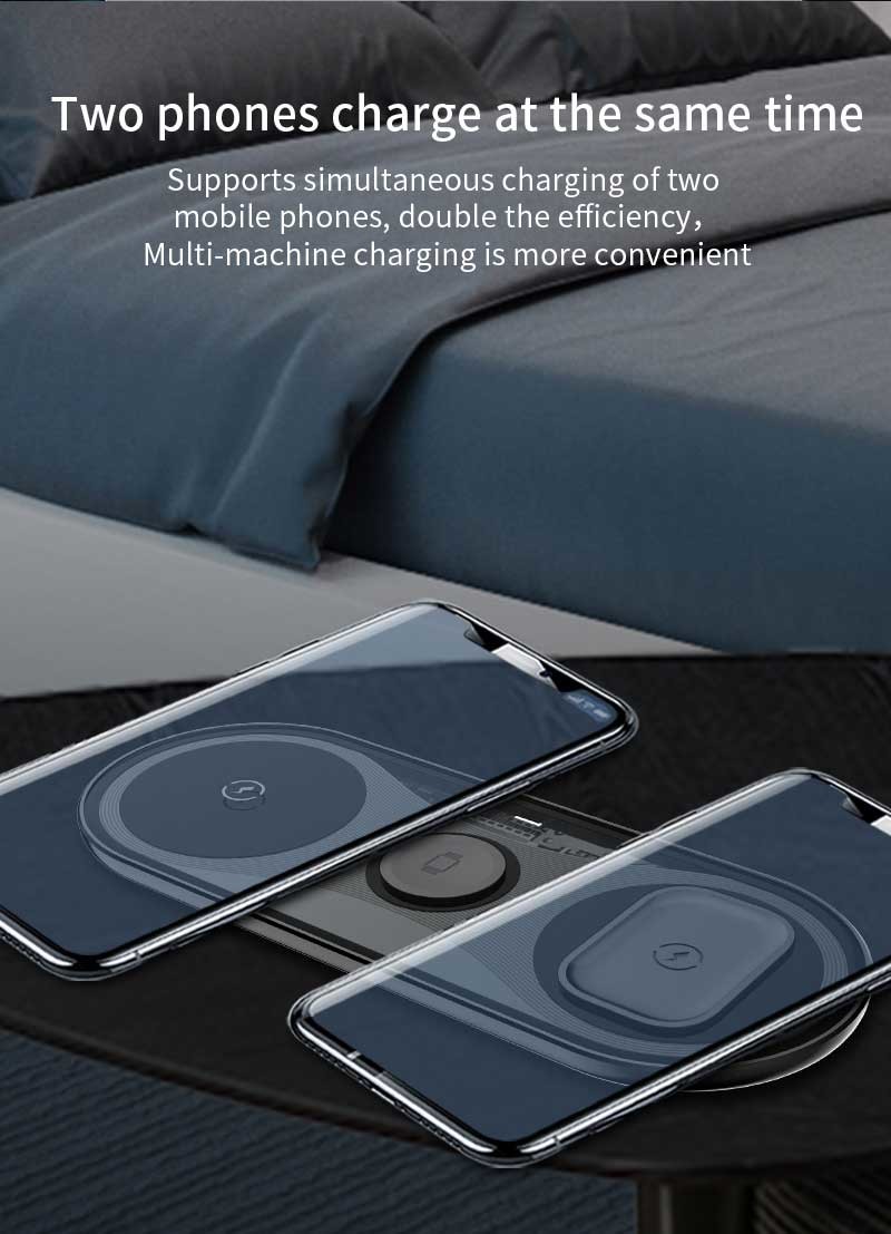 Portable 3 In 1 Qi 15W Wireless Charging Pad For Apple Watch Series