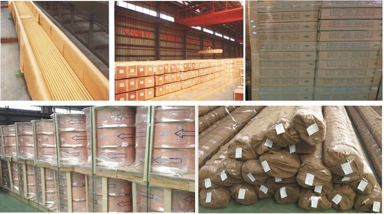 C101 Seamless Copper Pipe Astm B42 Tube Rigid Cold Drawn Straight Pure Heat Bare