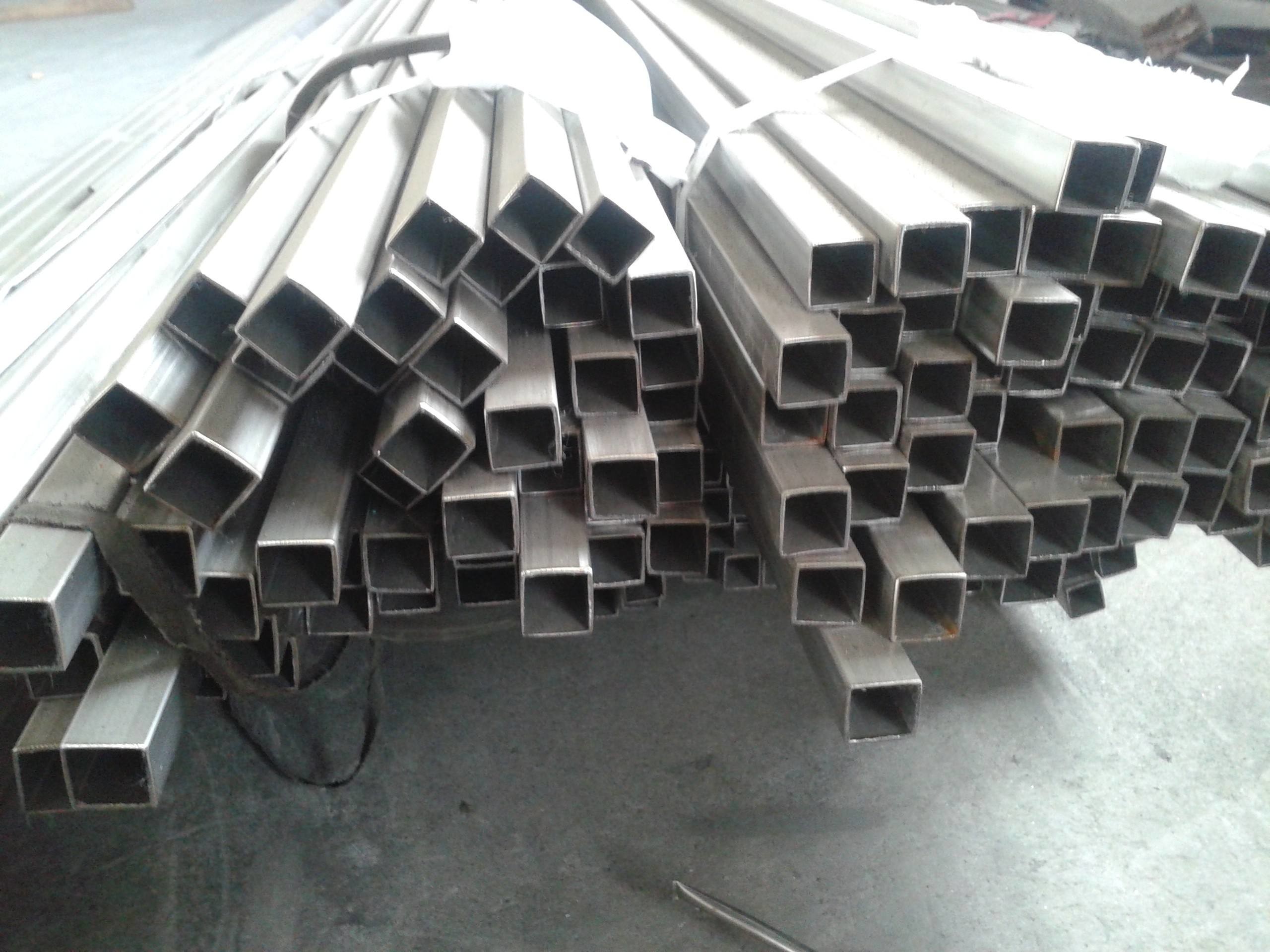 Decorative Stainless Steel Square Tube Polished SS201 SS304 310L 316