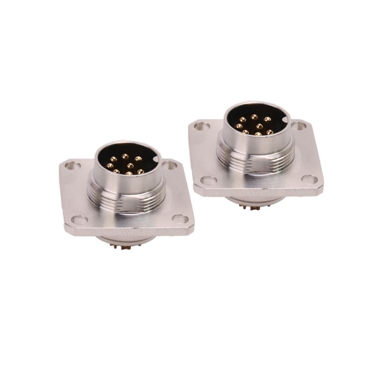 M16 8 Pin AISG Waterproof Connector Solder Locking IP67 For Automotive