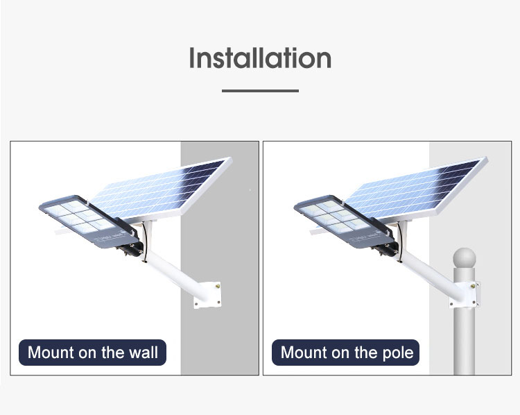 5000K 120 W Solar Led Street Light For Parking Lots Communities