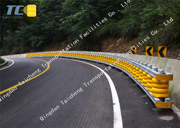 Highway Roller Crash Barrier Anti Crash Roller Guard Rail Foam Filled Type