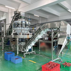 Small Sausage Belt Combination Weigher Packing Machine Pure Meat Sausage