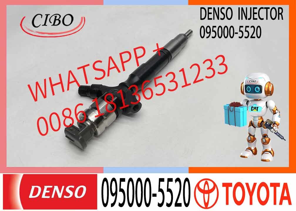 Excavator 095000-5930 095000-5520 095000-5440 095000-8290 095000-8220 Engine Common Rail Fuel Injector 095000-8560