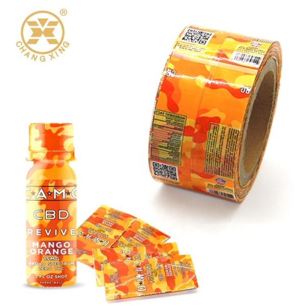 PETG Waterproof Custom Printed Heat Pvc Shrink Sleeve Label For Water Bottle