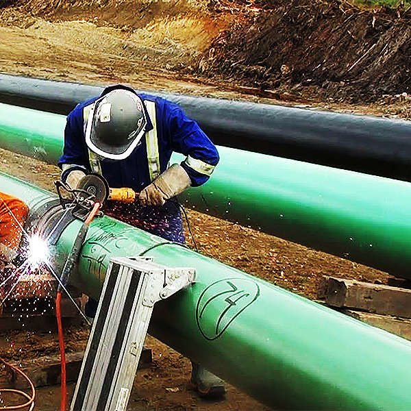 ASTM A252 Hollow Section Ssaw Steel Pipe For Petrochemical Pipeline