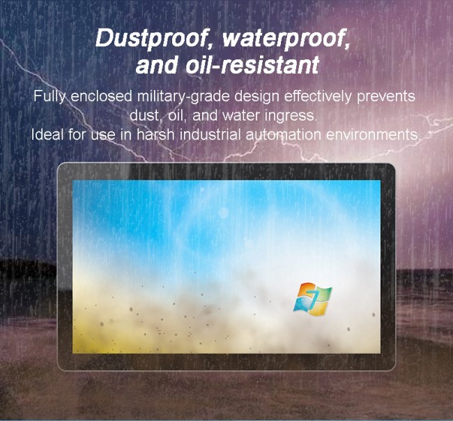 21.5 Inch Rack-mounted Server Monitor Touches Panel Pc I3 I5 I7 RS232 RS485 GPIO Touch Screen All in One Industrial PC