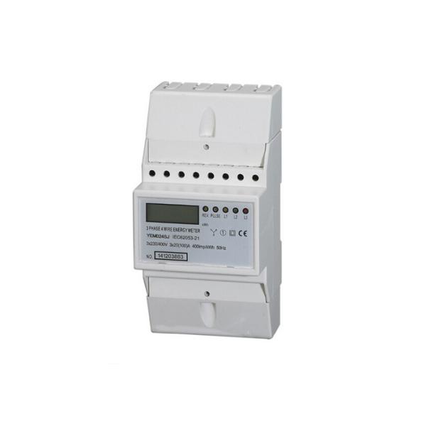 Quality High efficient Intelligent 3 phase 4 Wire Electronic kwh meter with CT 220V/230V for sale