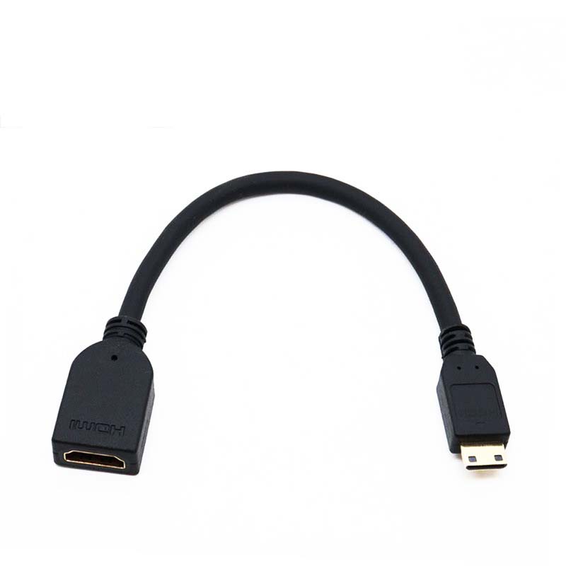 Mini HD-MI Male To HD-MI Female Converter Waterproof Extension Cable For Car Truck Boat Motorcycle Computer