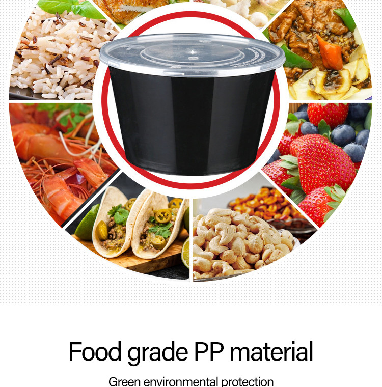OEM Disposable Take Out Containers Plastic Trays With Lids