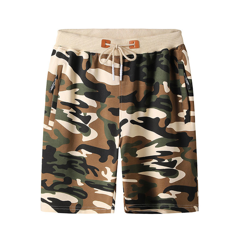 Lightweight Breathable Summer Sports Shorts Camouflage Fitness Pants Beach Running