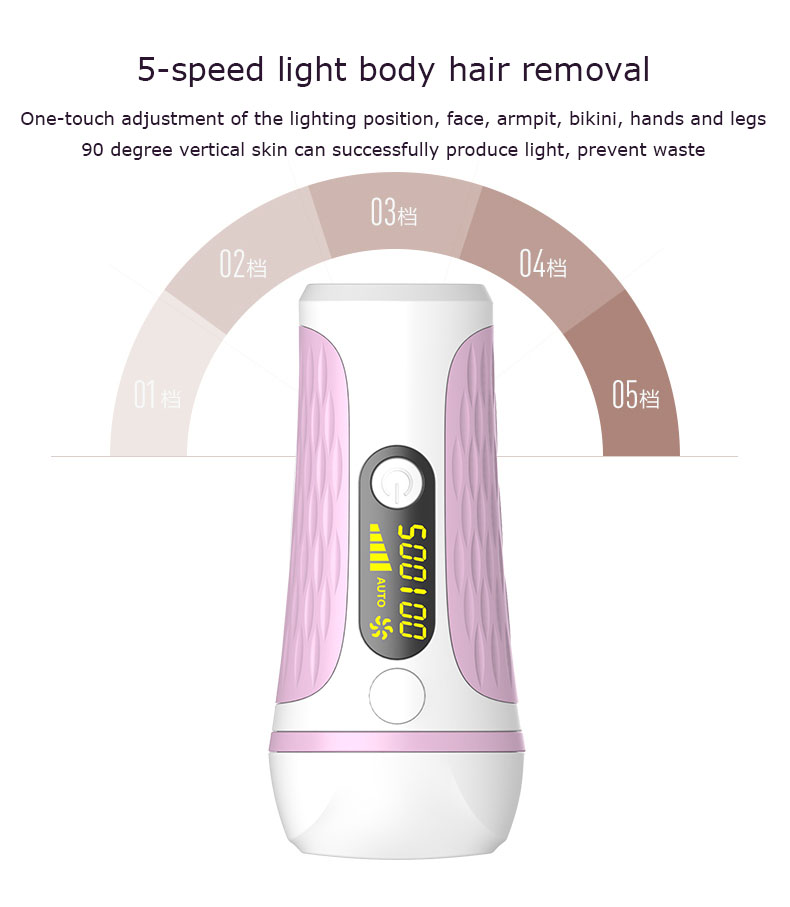 500000 Flashes Mini Hair Removal Machine Permanent Hair Removal System
